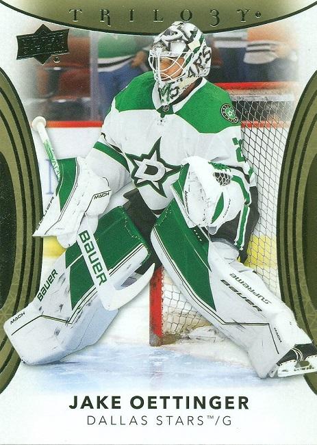 Jake Oettinger #54 Dallas Stars | 2022-23 Upper Deck Trilogy