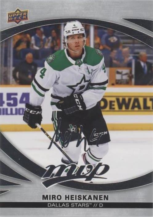 Miro Heiskanen #54 Dallas Stars | 2023-24 Upper Deck MVP Silver Script