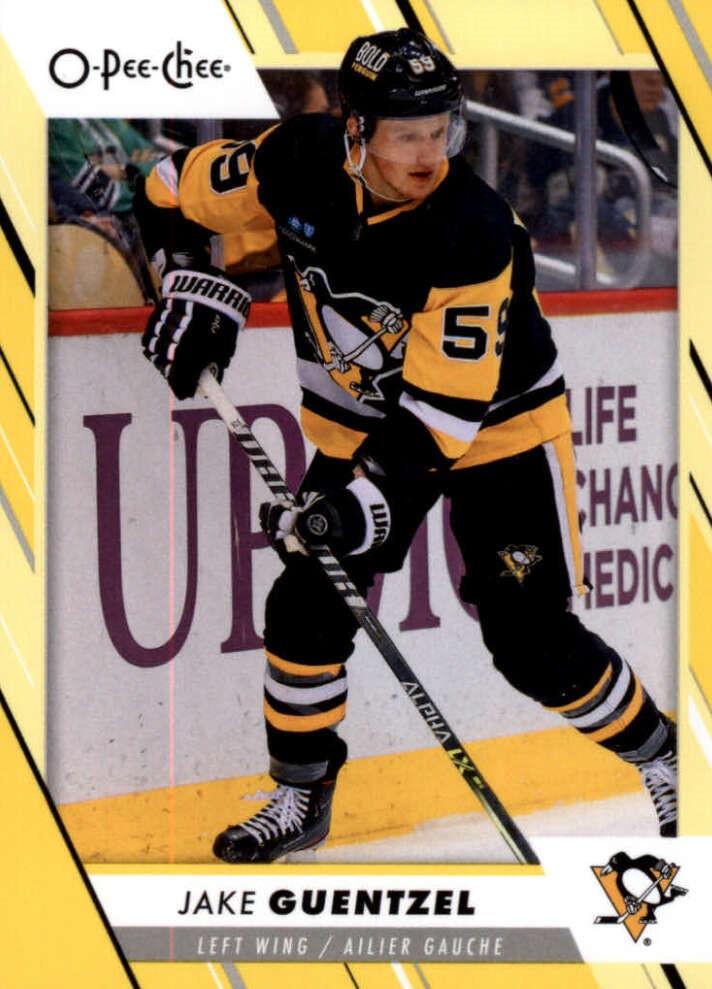 Jake Guentzel #54 Pittsburgh Penguins | 2023-24 O-Pee-Chee Yellow Border
