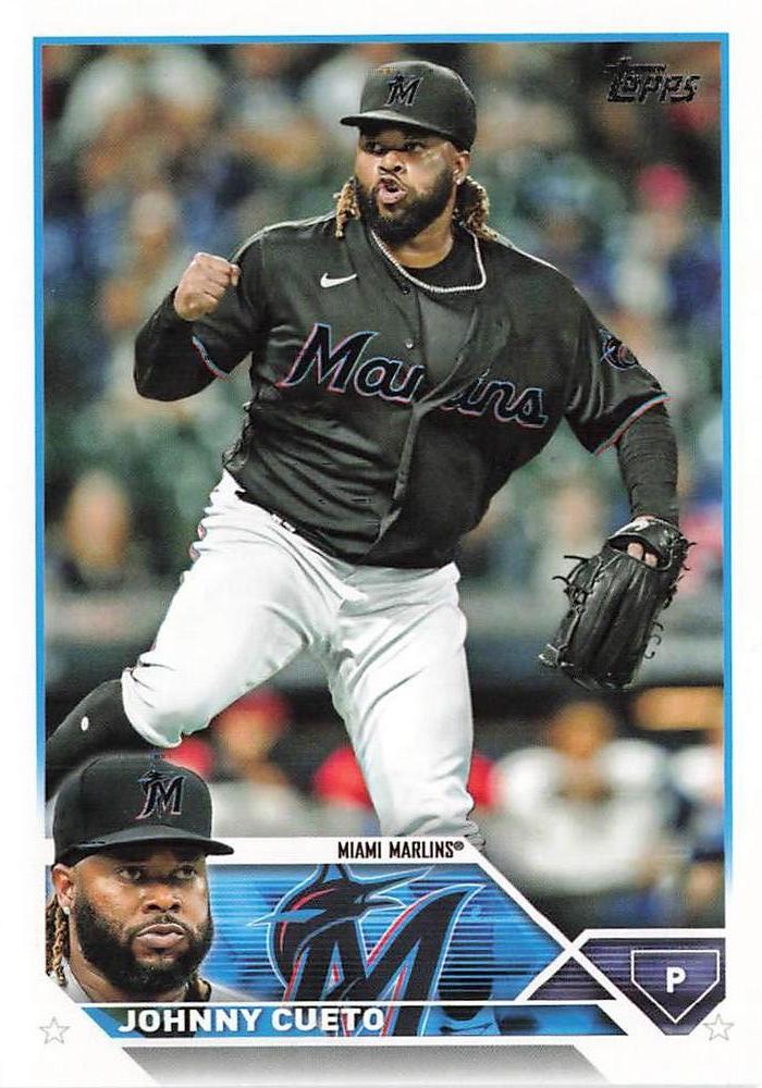 Johnny Cueto #551 Miami Marlins | 2023 Topps