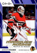 Jaxson Stauber #551 Chicago Blackhawks | 2023-24 O-Pee-Chee Blue Border