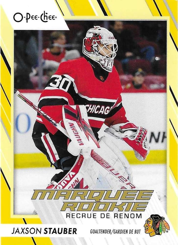 Jaxson Stauber #551 Chicago Blackhawks | 2023-24 O-Pee-Chee Yellow Border