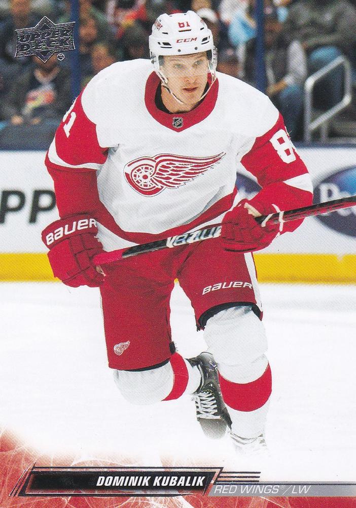 Dominik Kubalik #552 Detroit Red Wings | 2022-23 Upper Deck