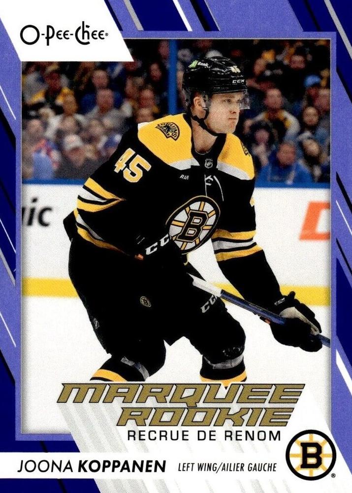 Joona Koppanen #552 Boston Bruins | 2023-24 O-Pee-Chee Blue Border