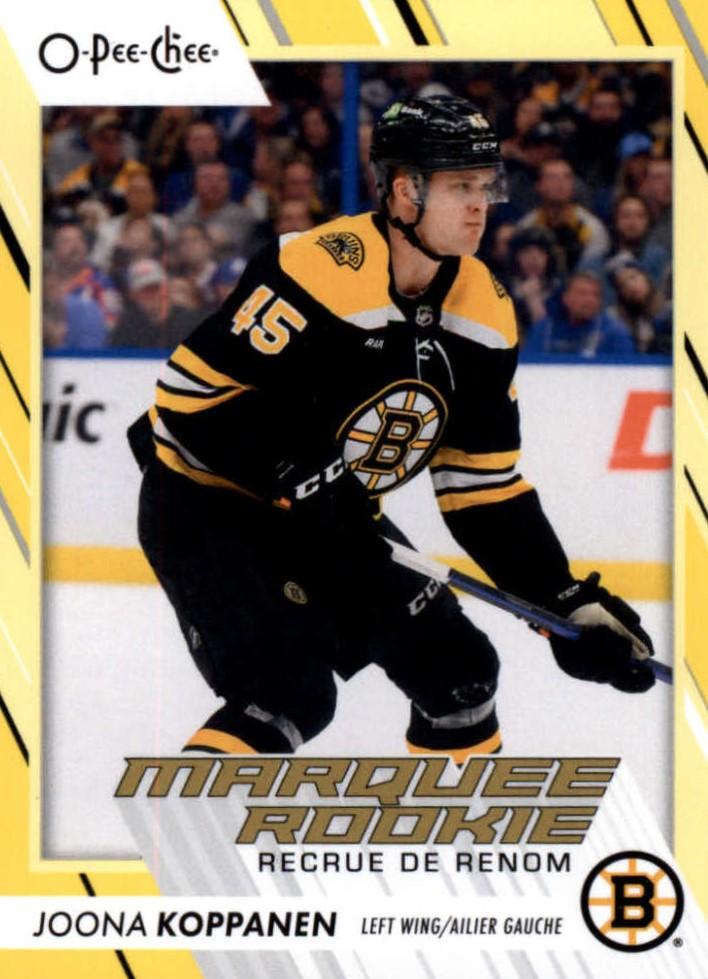 Joona Koppanen #552 Boston Bruins | 2023-24 O-Pee-Chee Yellow Border