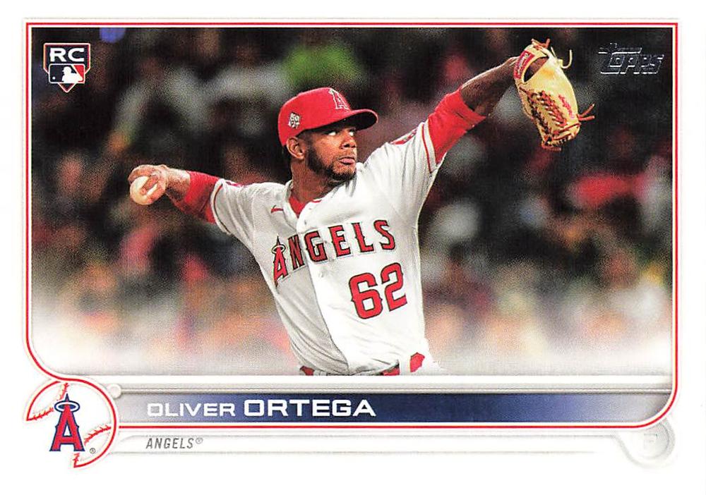 Oliver Ortega #554 Los Angeles Angels | 2022 Topps