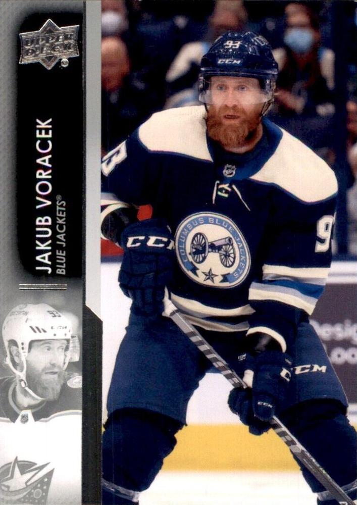 Jakub Voracek #554 Columbus Blue Jackets | 2021-22 Upper Deck