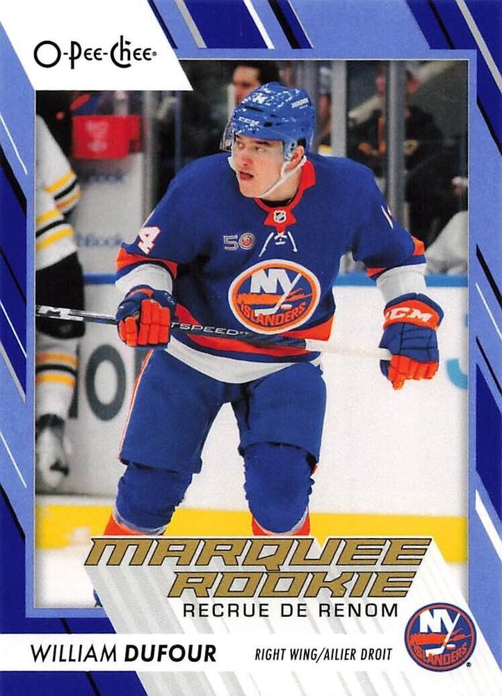 William Dufour #554 New York Islanders | 2023-24 O-Pee-Chee Blue Border