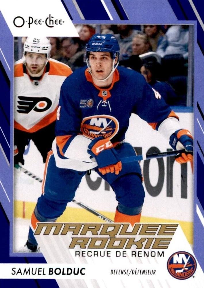 Samuel Bolduc #555 New York Islanders | 2023-24 O-Pee-Chee Blue Border