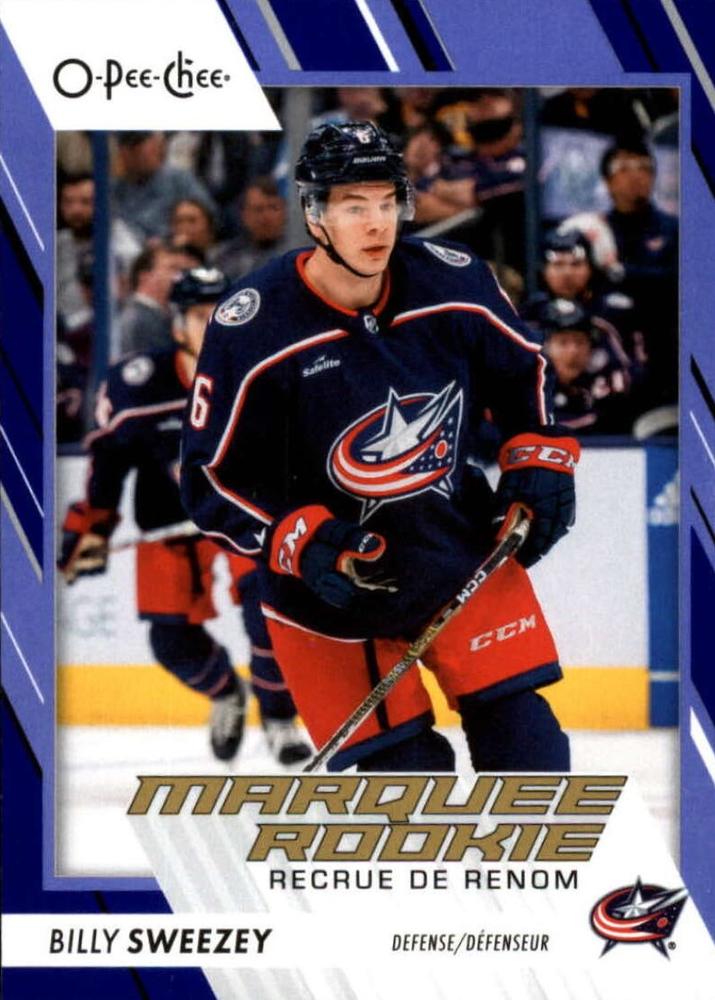 Billy Sweezey #557 Columbus Blue Jackets | 2023-24 O-Pee-Chee Blue Border