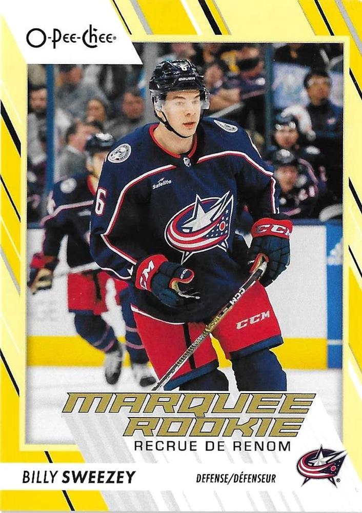 Billy Sweezey #557 Columbus Blue Jackets | 2023-24 O-Pee-Chee Yellow Border