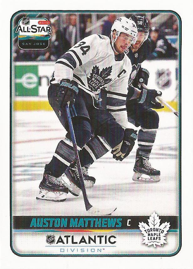Auston Matthews #558 Toronto Maple Leafs | 2019-20 Topps NHL Sticker Collection