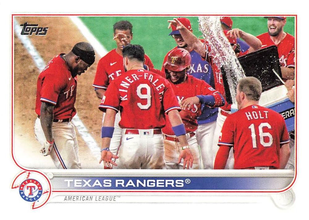 Texas Rangers #558 Texas Rangers | 2022 Topps