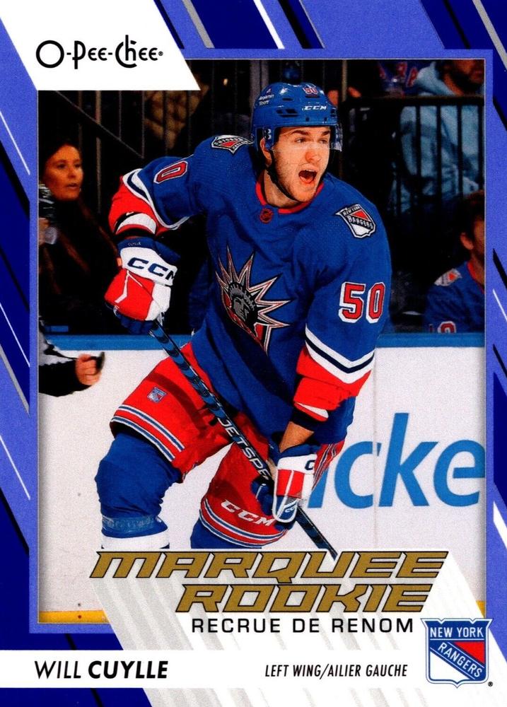 Will Cuylle #558 New York Rangers | 2023-24 O-Pee-Chee Blue Border