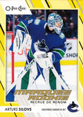 Arturs Silovs #559 Vancouver Canucks | 2023-24 O-Pee-Chee Yellow Border