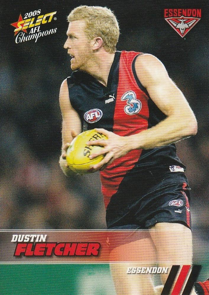 Dustin Fletcher #55 Essendon Bombers | 2008 Select AFL Champions