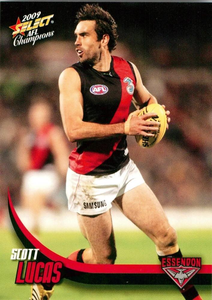 Scott Lucas #55 Essendon Bombers | 2009 Select AFL Champions