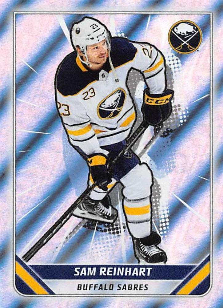 Sam Reinhart FOIL #55 Buffalo Sabres | 2019-20 Topps NHL Sticker Collection