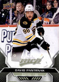 David Pastrnak #55 Boston Bruins | 2020-21 Upper Deck MVP