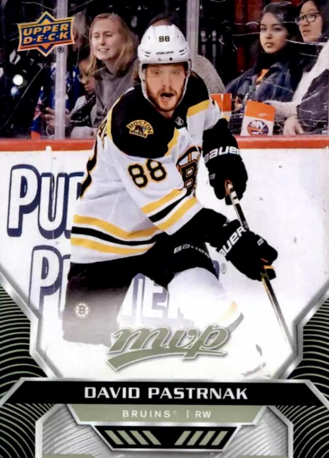David Pastrnak #55 Boston Bruins | 2020-21 Upper Deck MVP