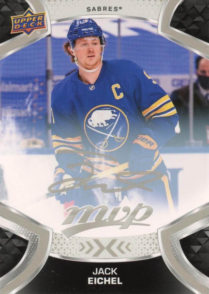 Jack Eichel #55 Buffalo Sabres | 2021-22 Upper Deck MVP Silver Script