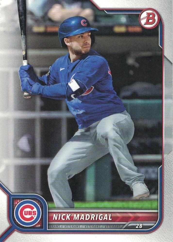 Nick Madrigal #55 Chicago Cubs | 2022 Bowman