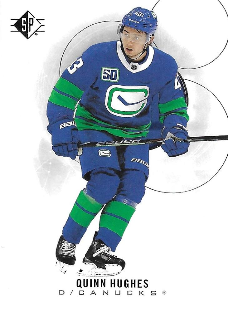 Quinn Hughes #55 Vancouver Canucks | 2020-21 SP