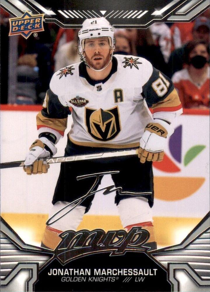 Jonathan Marchessault #55 Vegas Golden Knights | 2022-23 Upper Deck MVP Silver Script