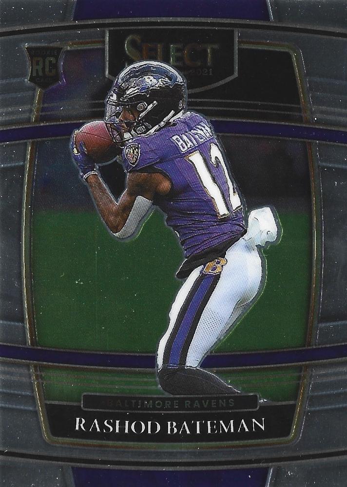 Rashod Bateman #55 Baltimore Ravens | 2021 Panini Select |  | NFL Football