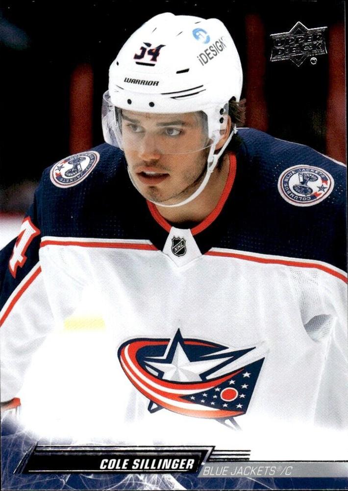 Cole Sillinger #55 Columbus Blue Jackets | 2022-23 Upper Deck