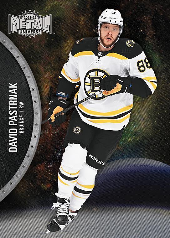 David Pastrnak #55 Boston Bruins | 2021-22 SkyBox Metal Universe
