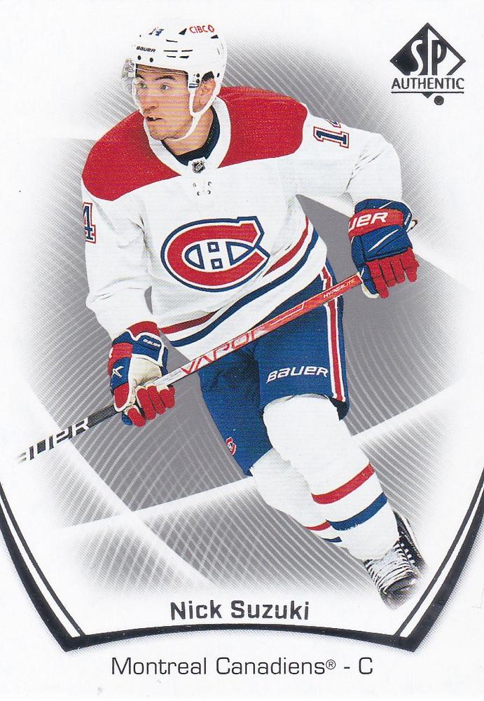 Nick Suzuki #55 Montreal Canadiens | 2021-22 SP Authentic