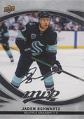 Jaden Schwartz #55 Seattle Kraken | 2023-24 Upper Deck MVP Silver Script