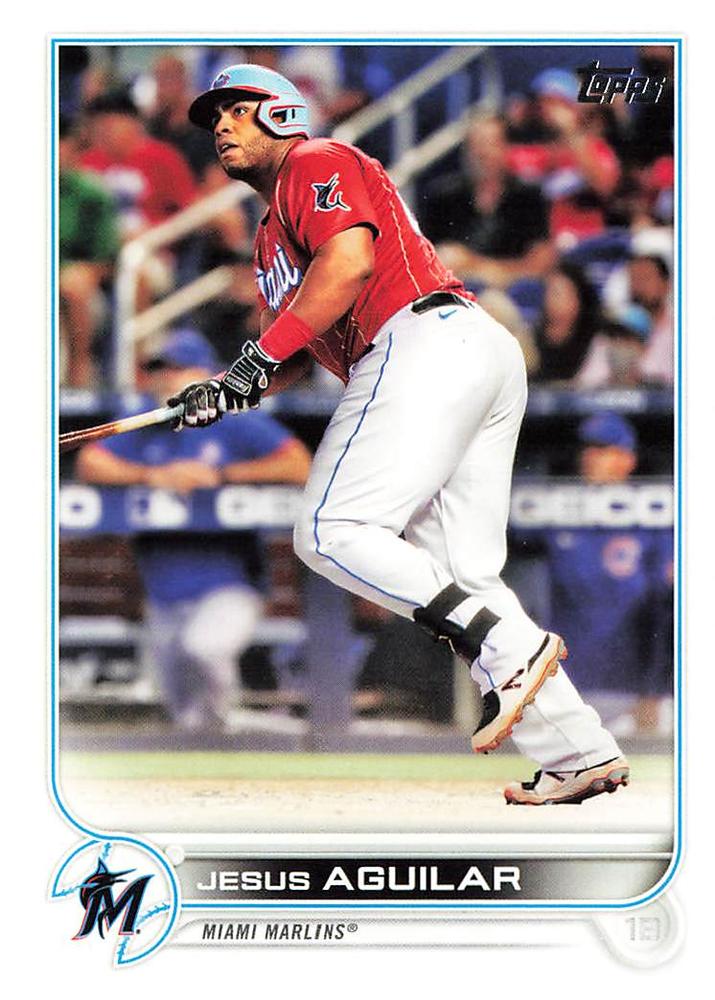 Jesus Aguilar #560 Miami Marlins | 2022 Topps
