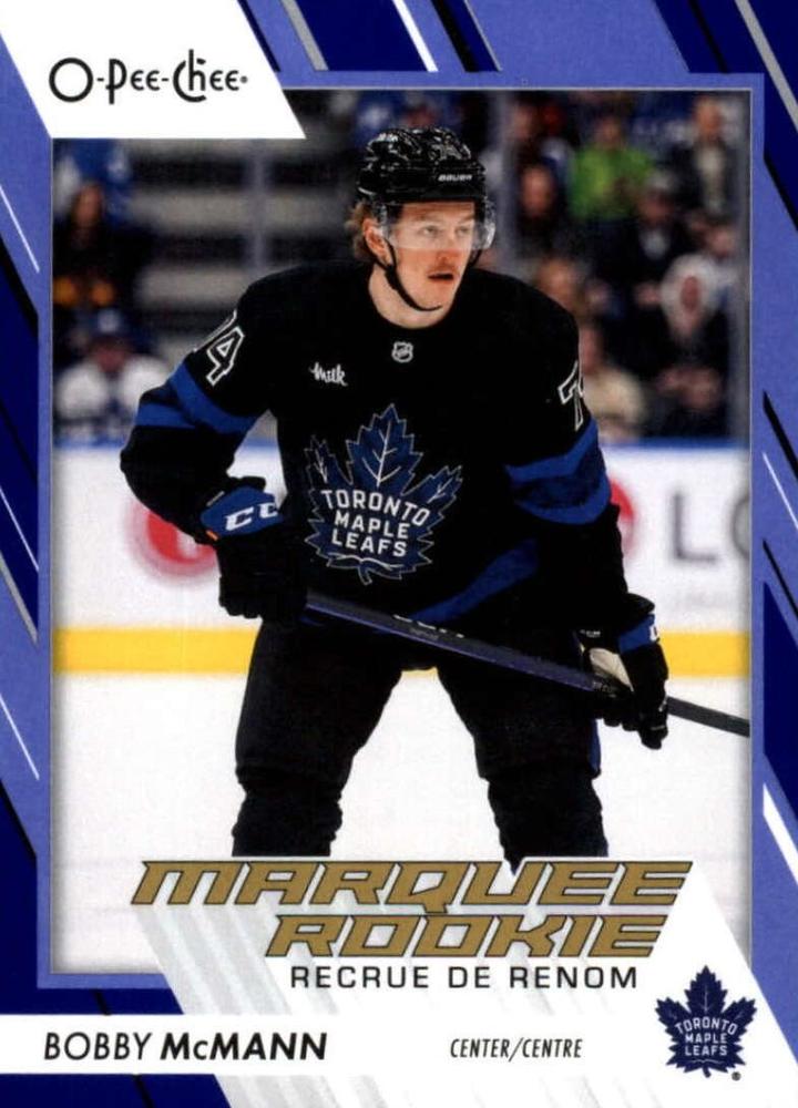 Bobby McMann #561 Toronto Maple Leafs | 2023-24 O-Pee-Chee Blue Border