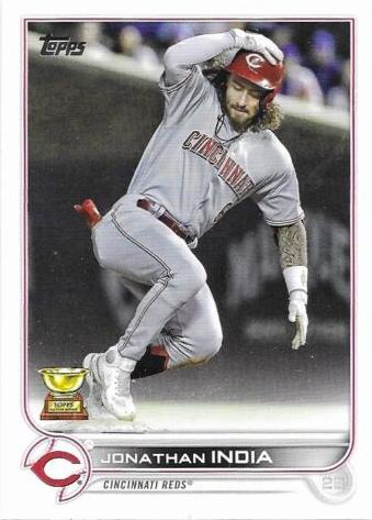 Jonathan India #563 Cincinnati Reds (Grey jersey) | 2022 Topps