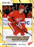 Simon Edvinsson #563 Detroit Red Wings | 2023-24 O-Pee-Chee Yellow Border