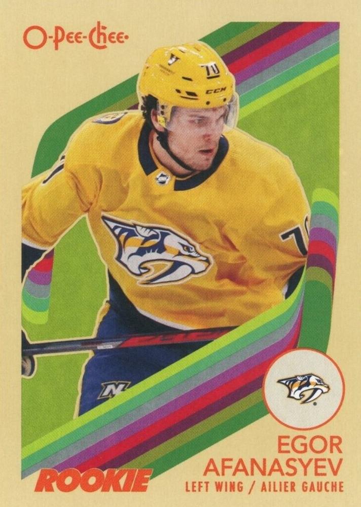 Egor Afanasyev #564 Nashville Predators | 2023-24 O-Pee-Chee Retro