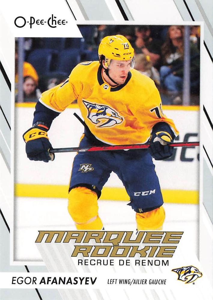 Egor Afanasyev #564 Nashville Predators | 2023-24 O-Pee-Chee Hockey