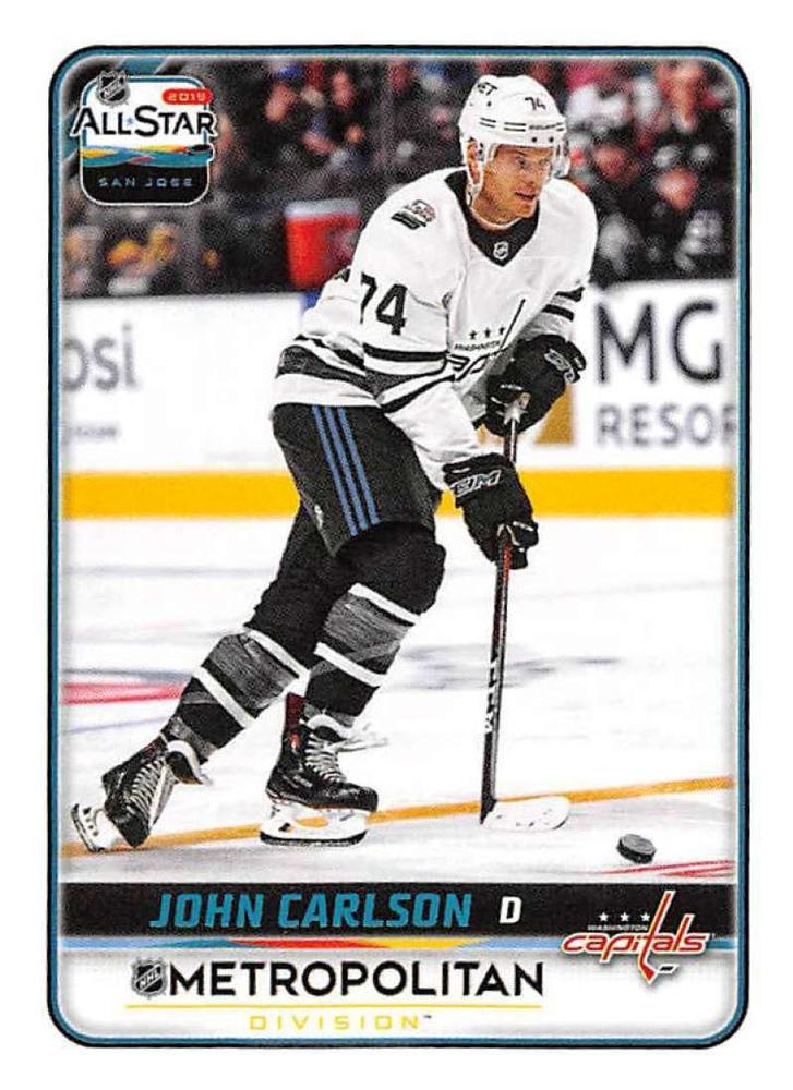 John Carlson #565 Washington Capitals | 2019-20 Topps NHL Sticker Collection