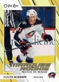 Hunter McKown #565 Columbus Blue Jackets | 2023-24 O-Pee-Chee Yellow Border