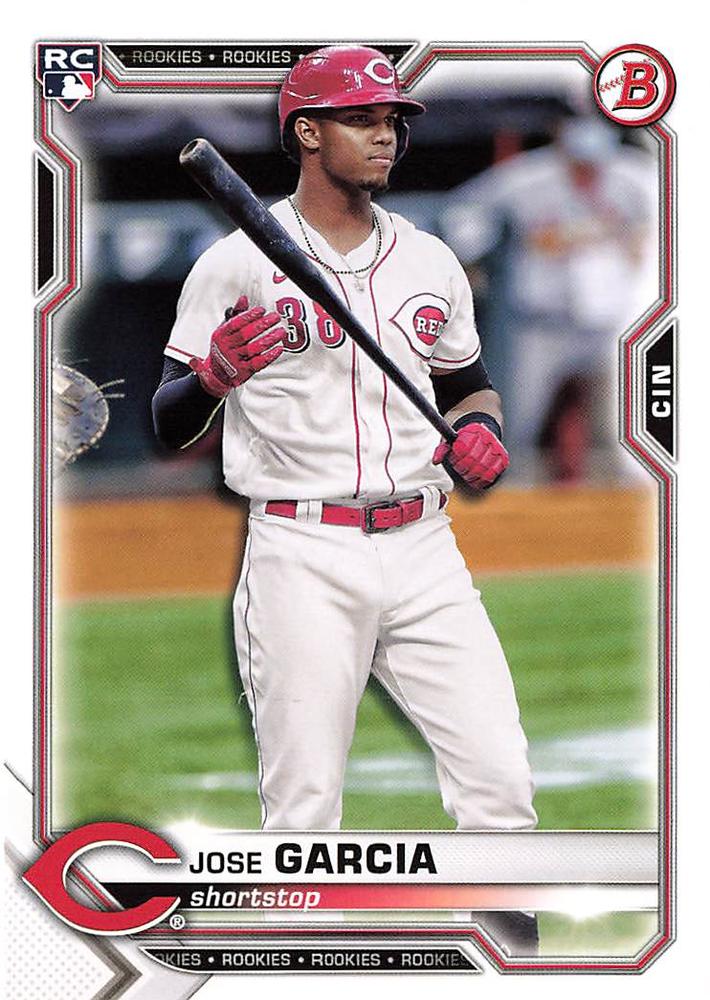 Jose Garcia #56 Cincinnati Reds | 2021 Bowman