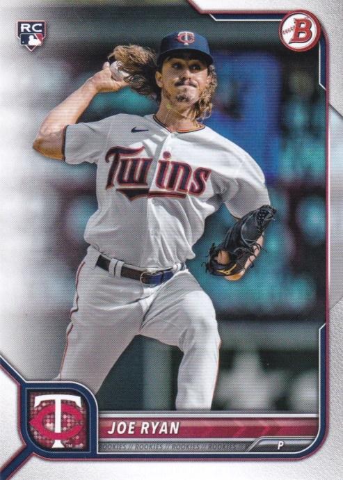 Joe Ryan #56 Minnesota Twins | 2022 Bowman