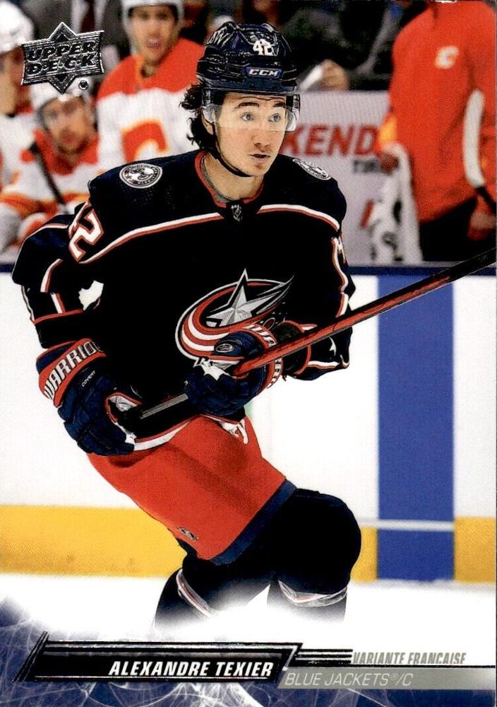 Alexandre Texier #56 Columbus Blue Jackets | 2022-23 Upper Deck