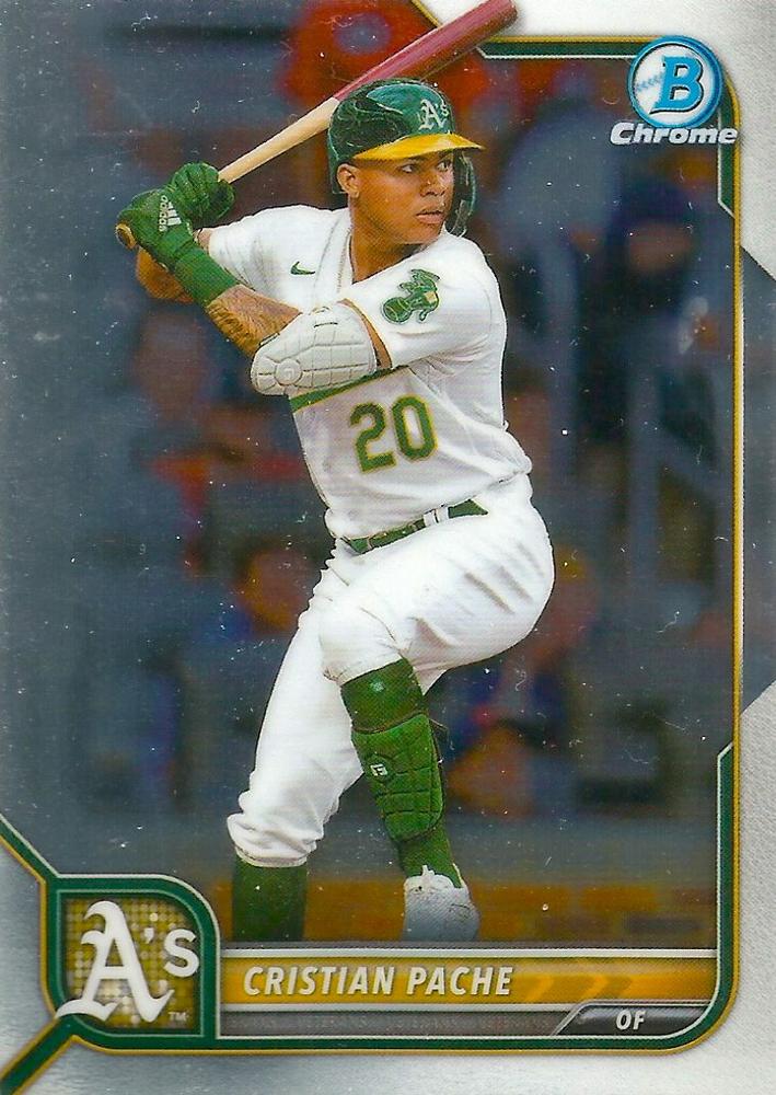 Cristian Pache #56 Oakland Athletics | 2022 Bowman Chrome