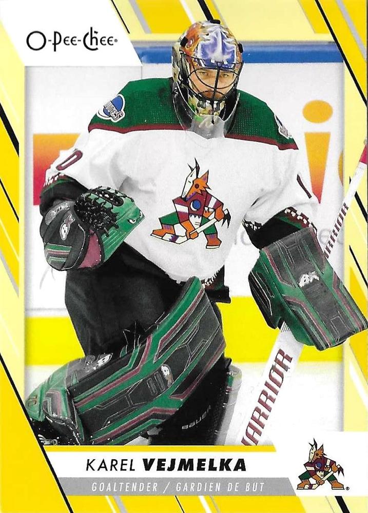Karel Vejmelka #56 Arizona Coyotes | 2023-24 O-Pee-Chee Yellow Border