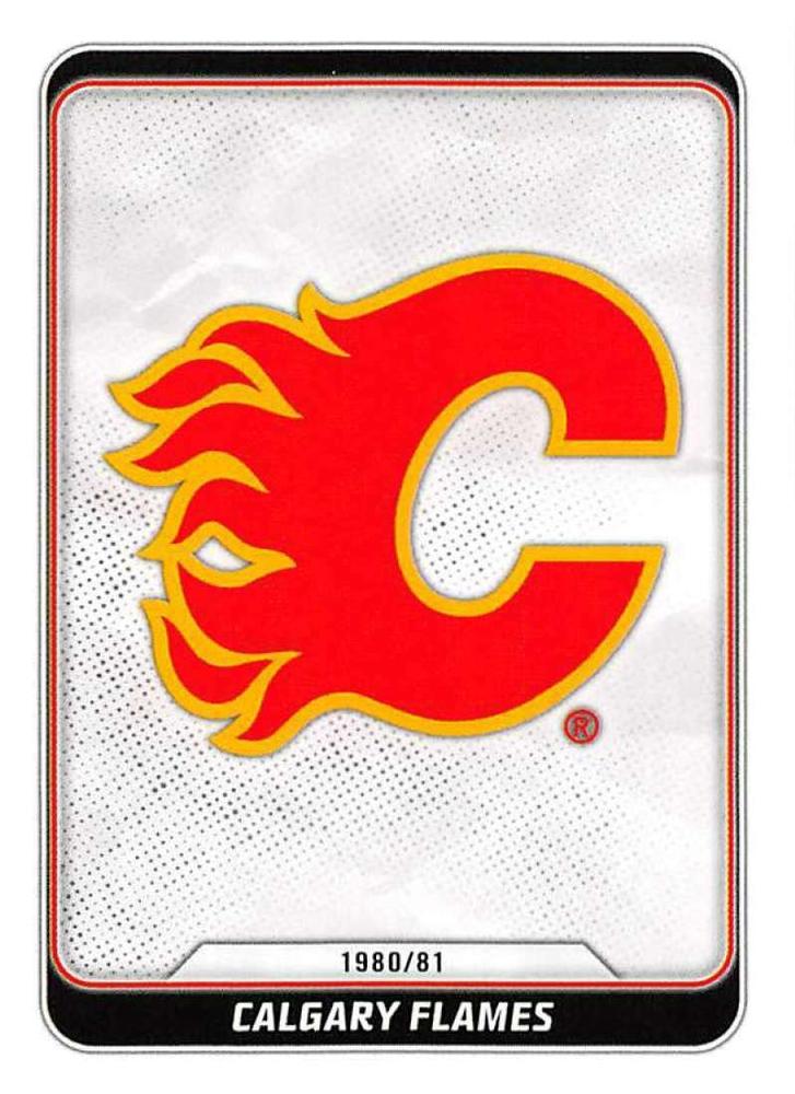 Calgary Flames Vintage Logo #570 | 2019-20 Topps NHL Sticker Collection