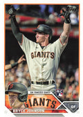 Bryce Johnson #571 San Francisco Giants | 2023 Topps