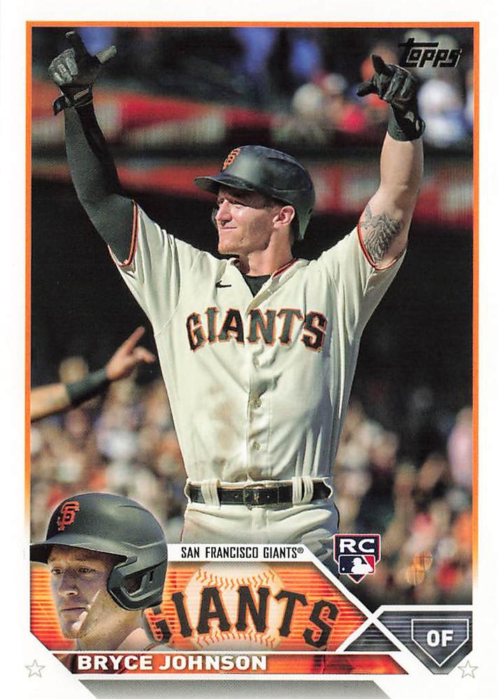 Bryce Johnson #571 San Francisco Giants | 2023 Topps