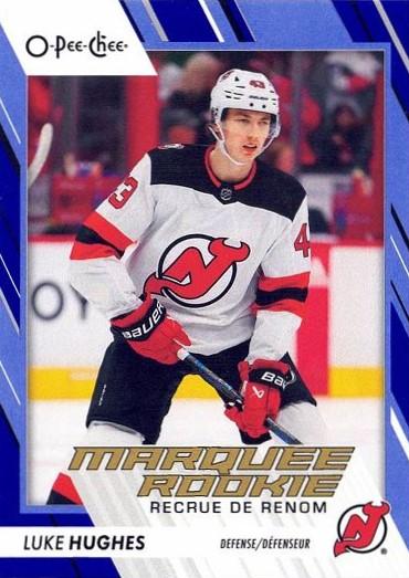 Luke Hughes #572 New Jersey Devils | 2023-24 O-Pee-Chee Blue Border